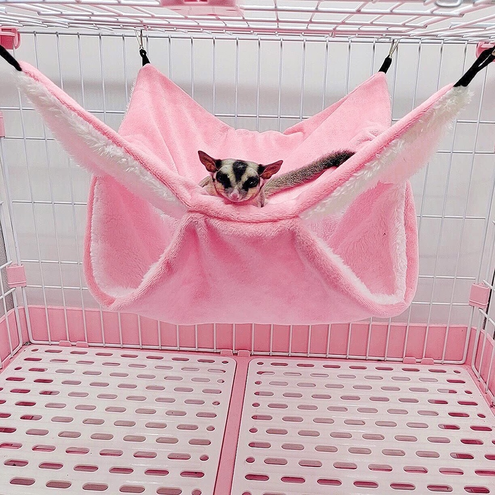 หนูแฮมสเตอร์กรงFerret Hammock Guinea ig Hideout Hamster Hanging Swing ...