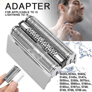 หัวเครื่องโกนหนวดฟอยล์ แบบเปลี่ยน สําหรับ Braun 52S Series 5 5040 5070 5090
