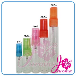 10ml. [ ยกลัง 63 โหล / 756 ชิ้น ] พร้อมส่ง ขวดสเปรย์แก้ว 10ml. ฝาพลาสติคละสี  📌 ไม่รับชำระเงินปลายทางคะ