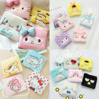 Sanrio Hello Kitty My Melody Cinnamoroll Bad Badtz ผ้าอนามัยลาย Twin Stars สําหรับเดินทาง