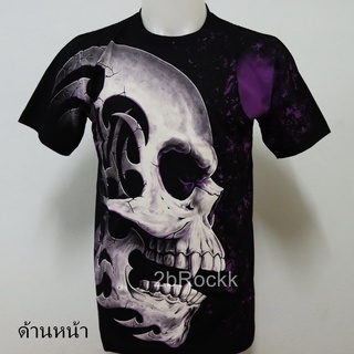 เสื้อลาย ผี ยมทูต กะโหลก ปิศาจ Ghost Skull เสื้อยืด OVP Discharge T-Shirt G15 ไซส์ยุโรป