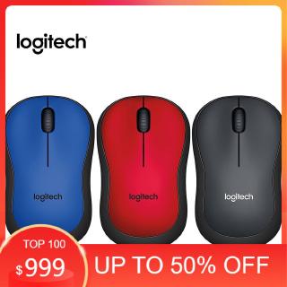 เมาส์ เม้าส์บลูทูธ เม้าส์ไร้สาย เมาส์คอม เม้าส์คอม ไร้เสียงคลิก LOGITECH M221 SILENT CORDLESS รับประกัน