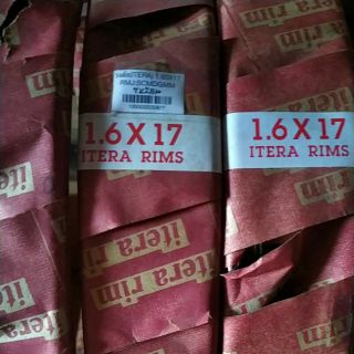 วงล้อเหล็ก เดิมๆ 17 x 1.60  ITERA. วงล้อ มอเตอร์ไซค์