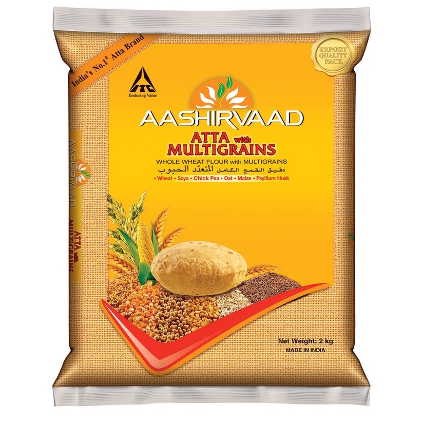 ITC Aashirvaad Atta With Multigrains 2kg