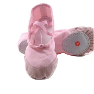 พร้อมส่ง รองเท้าบัลเล่ต์ รองเท้าบัลเล่ต์เด็ก สีชมพู Pink Ballets shoes