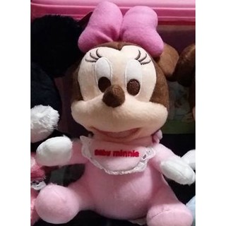 ตุ๊กตา มินนี่ 12 นิ้ว แบรนด์แท้ minnie mouse มินนี่เม้าส์  มีเสียง กรุ๊งกริ๊ง ที่ตัว บีบ มีเสียงที่มือ shopee