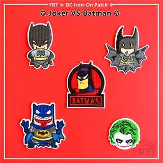 ☸ Joker VS Batman - DC Character Iron-On Patch ☸ 1Pc DIY Sew on Iron on Badges Patches