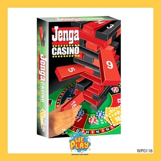 WE PLAY พร้อมส่ง Jenga Casino เกมตึกถล่ม ตึกพลาสติก ของเล่นงานปาร์ตี้