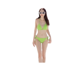 เหลือ179.- เก็บโค้ดหน้าร้าน+โค้ดDETOCT199 bikini พันเอวฟรีไซต์ ผูกเองได้ตามตัวมี8สีให้เลือก เก็บก้นเต็ม อกมีฟองน้ำ