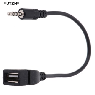 Utzn สายสัญญาณเสียง เป็น USB สําหรับรถยนต์