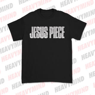 คอตต้อนคอกลมสติกเกอร์วง Jesus Piece Oppressor Free สําหรับติดตกแต่งเสื้อเชิ้ตS-5XL