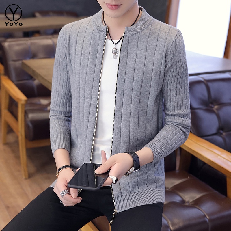 YOYO เสื้อไหมพรมแขนยาวมีซิป ผ้านุ่ม ยืดหยุ่น New Sweater (หนา/นุ่ม/กันหนาว/อุ่นมาก) รุ่น2778