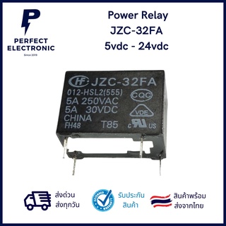 JZC-32FA 005-HSL1(555) กำลังไฟ 5Vdc 12Vdc 24Vdc Power Relay ***สินค้าพร้อมส่งในไทย***