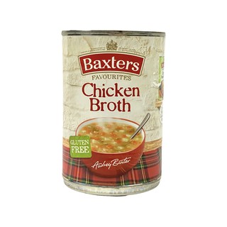 Baxters Chicken Broth  ซุป แบ็กซเตอร์ 400 กรัมแบ็กซ์เตอร์ ซุปผักผสมมะกะโรนี (มิเนสโตร)