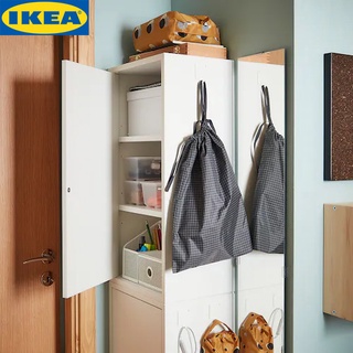 IKEA RENSARE เร็นซาเร กระเป๋าเสื้อผ้า กระเป๋าหูรูด กระเป๋าจัดระเบียบ ถุงกันน้ำ เพื่อช่วยป้องกันสิ่งของไม่ให้เปียกน้ำ