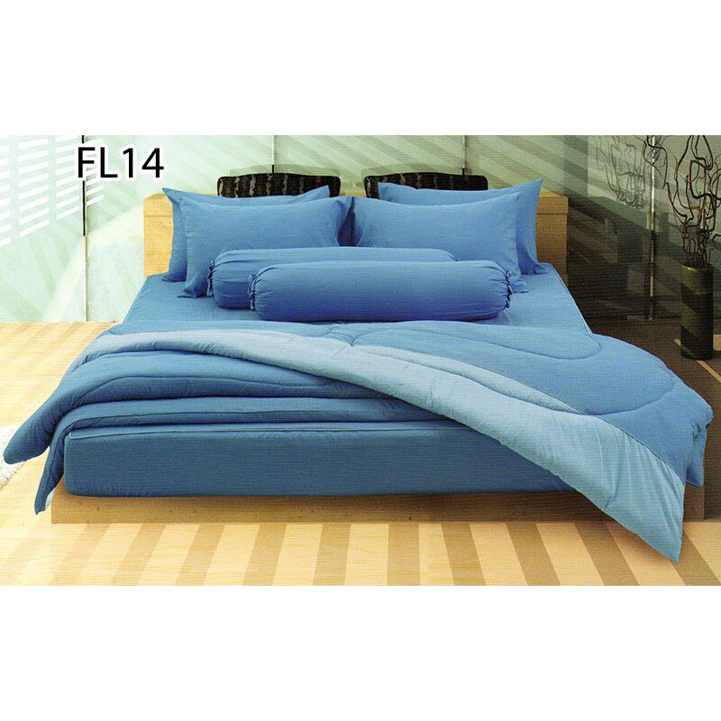 Fair Lady ผ้าปูที่นอน ขนาด 3.5/5/6 ฟุต (ไม่รวมนวม) Fair Lady พิมพ์ลาย FL14