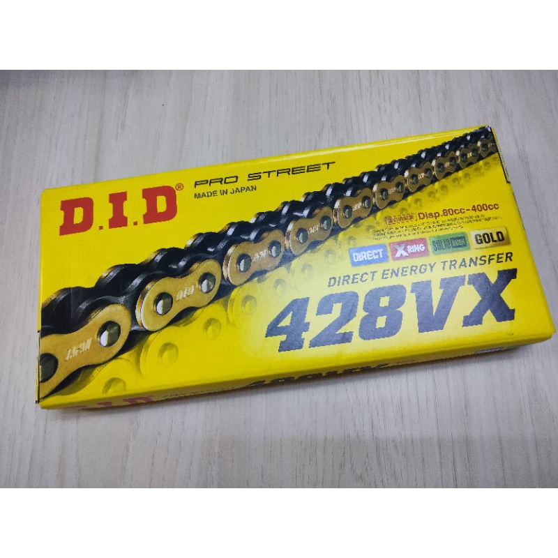 428VX-132 DID X-RING CHAIN - สีทอง