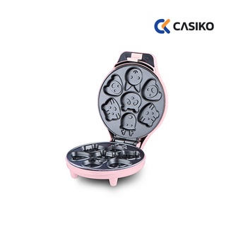 CASIKO เครื่องทำแพนเค้กรูปการ์ตูน รุ่น CK 5002 ขนมไข่ สามารถทำขนมได้ครั้งละ 7 ชิ้น กำลังไฟ 700 วัตต์ CK-5002