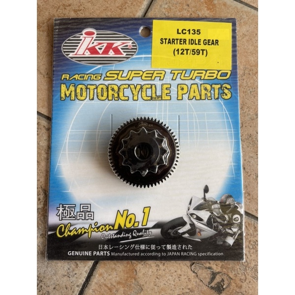 Yamaha LC135 LC 135 135LC (4S/ 5S) Racing Starter Gear Idle Gear IKK made in taiwan Kecil Starter Ge