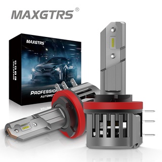 Maxgtrs หลอดไฟหน้ารถยนต์ LED H15 12V 6000K สีขาว สําหรับ Audi BMW 2 ชิ้น