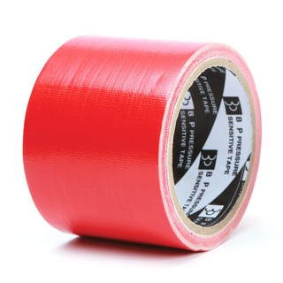 เทปผ้า 3นิ้วx8หลา สีแดง ใบโพธิ์ Cloth tape 3 inches x8 yds.