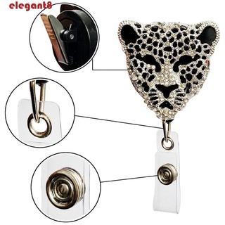 ELEGANT Retractable Badge Reel Office Supplies Pass Card Chest Card Bee Butterfly Nurse Staff Badge Holder Clip