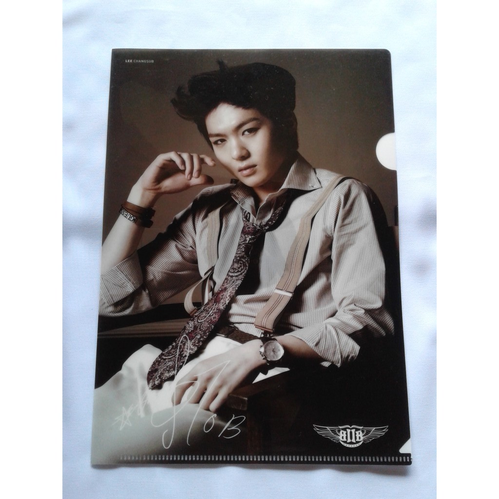 BTOB LEE CHANGSUB OFFICIAL CLEAR A4 FILE