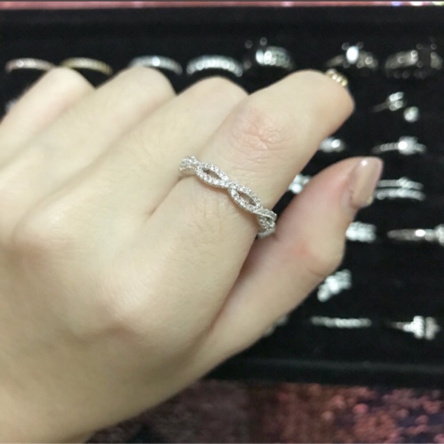 พร้อมส่งจากไทย💍 แหวนเพชรcz infinity รุ่น P26