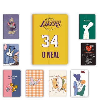 เคสหนัง ฝาพับ พร้อมช่องใส่บัตร และขาตั้ง สําหรับ Samsung Galaxy Tab S5 S6 S7 S8 8-12.4 นิ้ว (2023) X800 S7FE X700 T970 SET720 P550 P610 P200 T220
