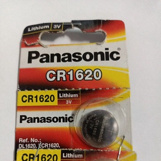 ถ่านเม็ดกระดุมลิเทียม Panasonic l CR1620 ขนาด3V