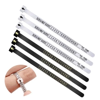 P106 วัดขนาดแหวน ขนาด US คละสีขาวดำ ตัววัด วิธีวัด แหวน A-Z หลวม วิธีแก้ Sizer Ring SP