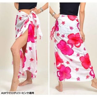 ผ้าคลุมไหล่ผ้าชายหาดสีไม่ตกผืนใหญ่ขนาด1.10*1.60ม.พร้อมส่งทันที