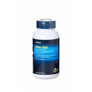 GNC DHA 600mg DHA 250mg EPA 60 Soft capsule