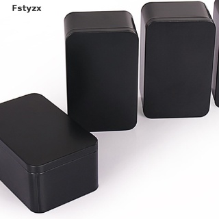 Fstyzx 1pc Tin Box Metal Tin Jars Iron Tea Box Cookies Case Small Things Storage Boxes FY