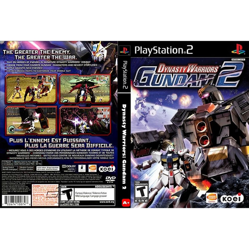 เกมส์ Dynasty Warriors Gundam 2 (PS2) สำหรับเครื่องที่แปลงระบบแล้วเท่านั้น
