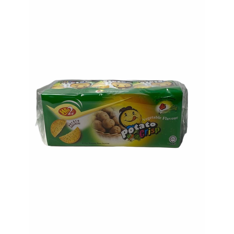 POTATO  CRISP CRACKERS  vegetables  Flavor  600g win2 1กล่อง ราคาพิเศษ สินค้าพร้อมส่ง!!