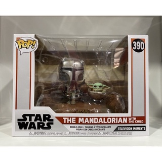 Funko Pop TV Moment The Mandalorian With The Child Star Wars 390