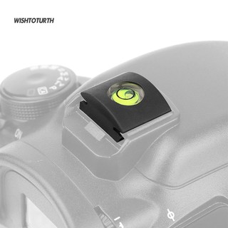 ☼WT 1/4Pcs Hot Shoe Cover Mount Protector Camera Bubble Spirit Level Canon Nikon