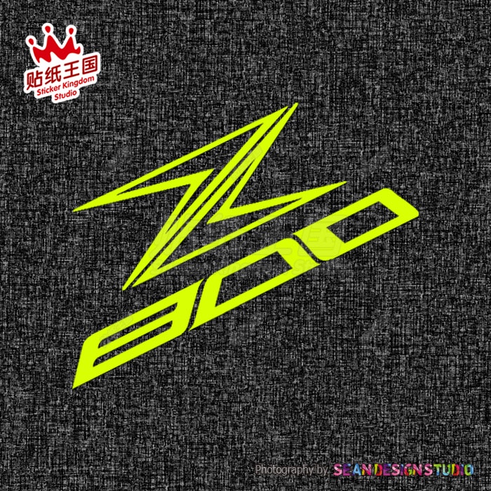 สําหรับ kawasaki Z800 รถจักรยานยนต์สะท้อนแสง Decals สติ๊กเกอร์กันน้ํา 22