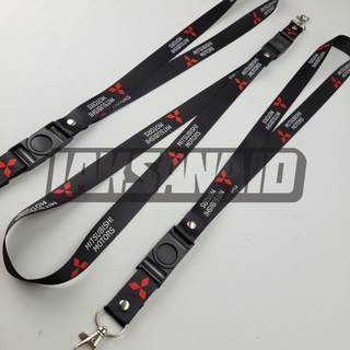 Mitsubishi MOTOR ID CARD สายคล้องคอ LANYARD PLUS HOLDER