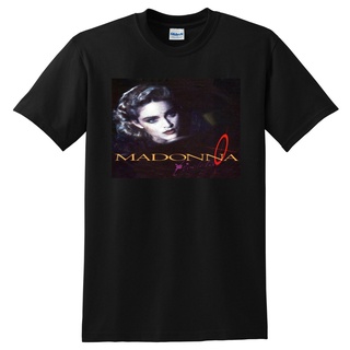 tshirtเสื้อยืดคอกลมฤดูร้อนเสื้อยืดไวนิล Cd ขนาดเล็ก กลาง ใหญ่ หรือใหญ่พิเศษ ลาย Madonna Live To TellSto4XL