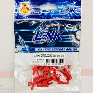 Locking Boot Cat5E (10pcs) Red