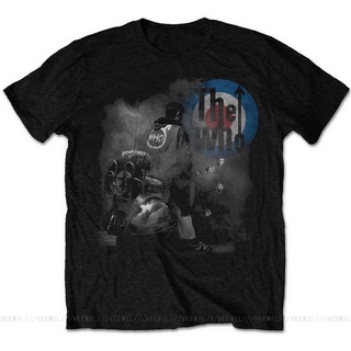 เสื้อยืดโอเวอร์ไซส์เสื้อยืดผ้าฝ้าย 100% พิมพ์ลาย The Who Quadrophenia Target สําหรับผู้ชายS-4XL