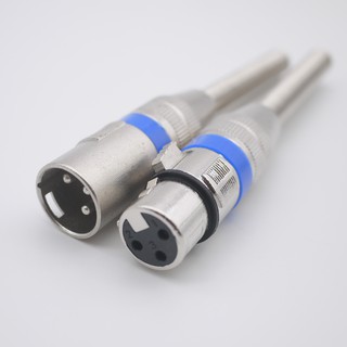 xlr 3 pin female male mic แจ็คปลั๊กเชื่อมต่อสายเคเบิ้ลเสียงไมโครโฟน