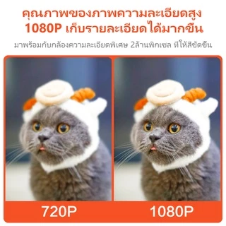 5G กล้องวงจรปิด 5 ล้านพิกเซล White Lamp คืนวิสัยทัศน์ FHD Wifi Wirless IP camera 5MP Megepixel 5เสา YOOSEE