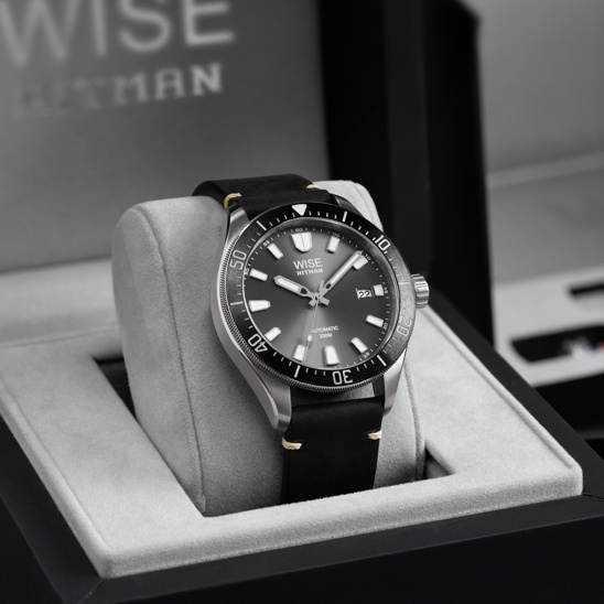 WISE สายนาฬิกาหนังแท้ HITMAN.L ขนาด 20 mm.