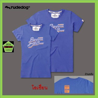 Rudedog เสื้อคอกลม ชาย หญิง รุ่น Bubble21 สีโอเชี่ยน