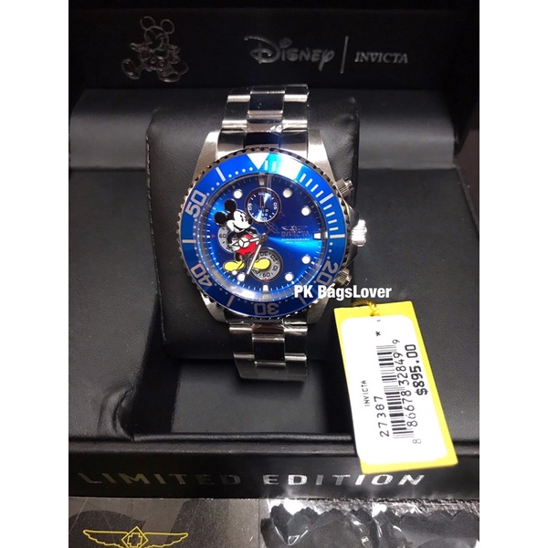 นาฬิกา Invicta รุ่น Disney Limited Edition หน้าปัด 50cm สีน้ำเงิน