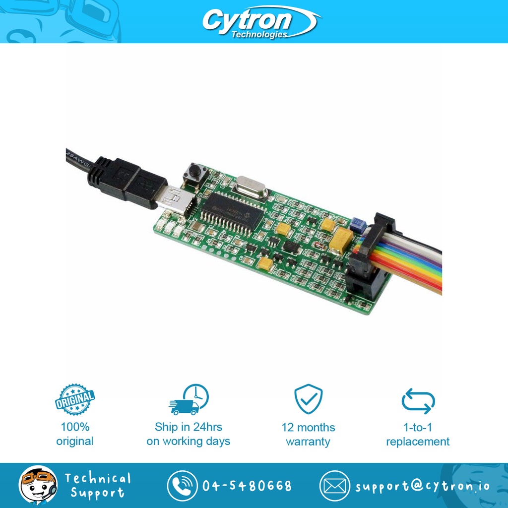 โปรแกรมเมอร์ Cytron USB ICSP PIC - UIC00B
