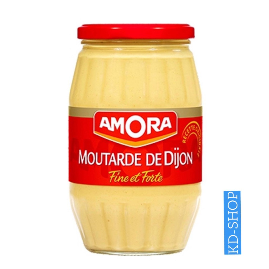 อโมรา AMORA มัสตาร์ด ดิจองมัสตาร์ด Dijon Mustard ขนาด 440 กรัม สินค้าใหม่ สุดคุ้ม พร้อมส่ง